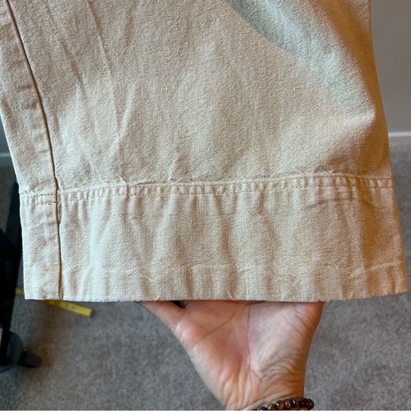 Free People Sweet Talk Chino Pants Size 8 in Croissant (Beige) GUC - Picture 6 of 10